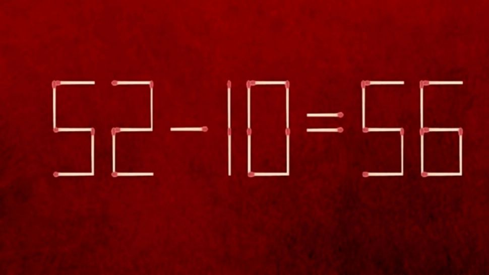 Tu cât de deștept ești? Testul IQ al zilei care îți pune mintea la contribuție prin mutarea a două bețe de chibrit