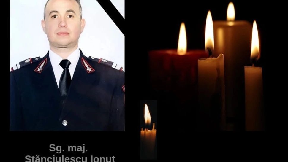 Doliu la ISU Giurgiu. Un pompier în vârstă de 36 de ani a fost răpus de o boală necruțătoare