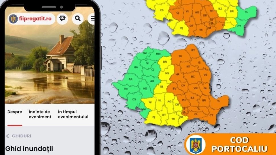 S-a activat Centrul Național de Coordonare și Conducere a Intervenției. Se așteaptă efecte SEVERE în urma furtunilor și ploilor