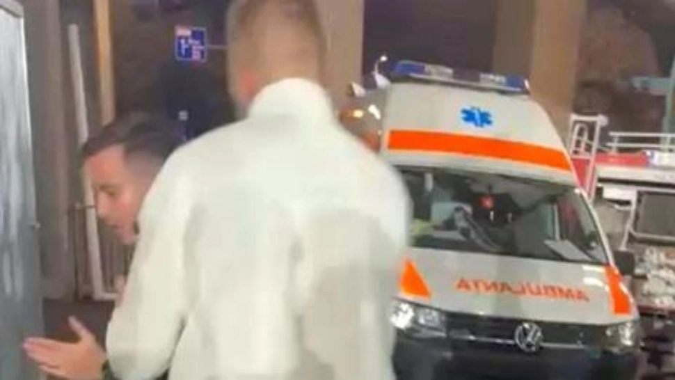 Imagini ȘOCANTE pe stadioul Rapid. Impresarul Rareș Pop a bruscat mai mulți jurnaliști și s-a răstit la jandarmi - VIDEO