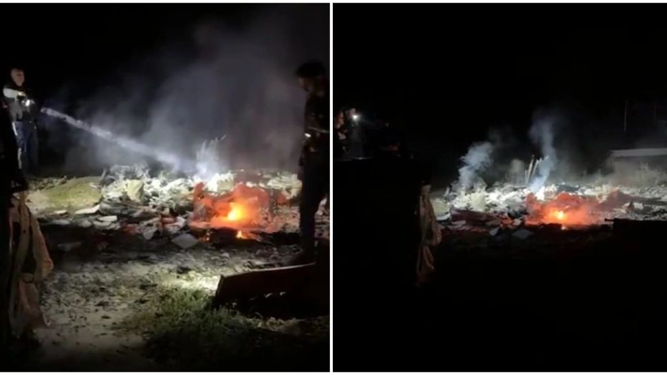 Agent de pază carbonizat în ghereta de pază. Descoperire macabră pe un câmp din Satu Mare - FOTO/VIDEO