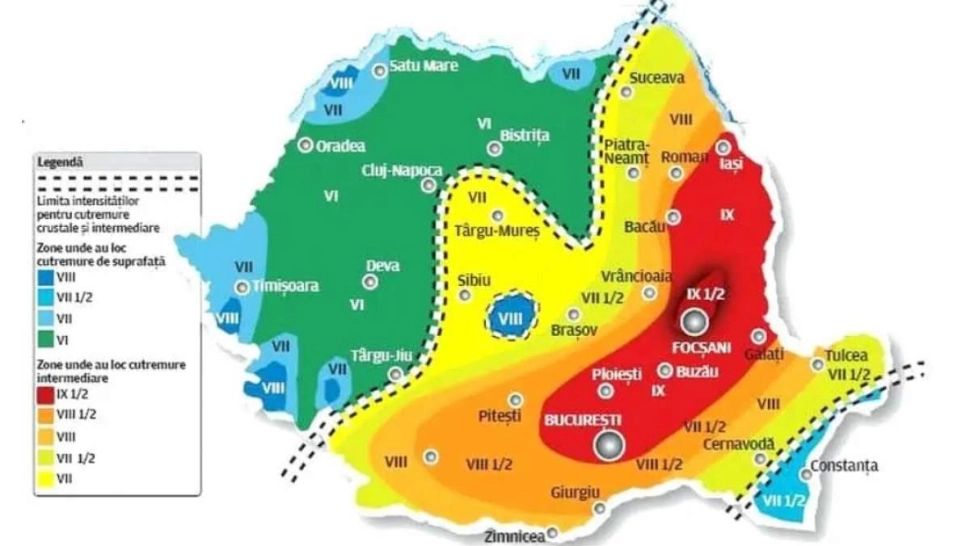 Care sunt cele mai periculoase și sigure zone din România în caz de cutremur? Unde te poți simți în siguranță în țara noastră