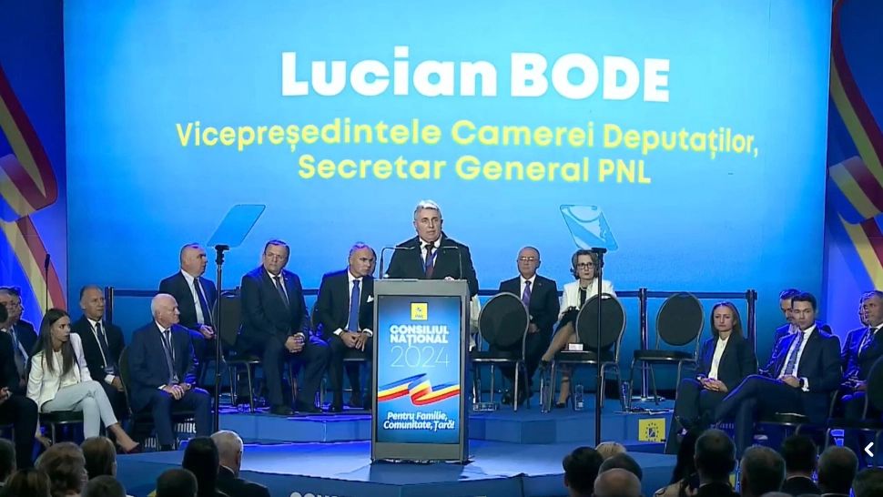 Lucian Bode a deschis congresul liberalilor. Foto/Monica Vasilescu