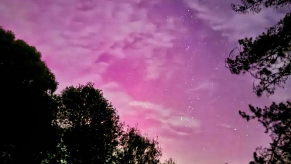 Aurora boreală surprinsă pe cerul Angliei (FB)