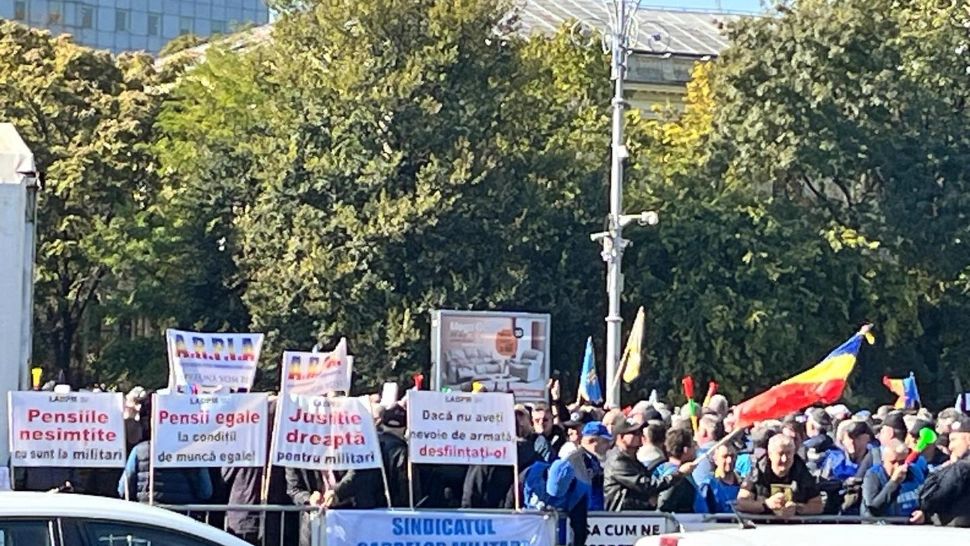 Proteste Piața Victoriei/ Arhivă foto