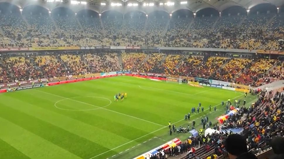 Diversiunea de la meciul România-Kosovo. Mitică Dragomir intervine: Niște oameni needucați, aproape sălbatici / Captură foto