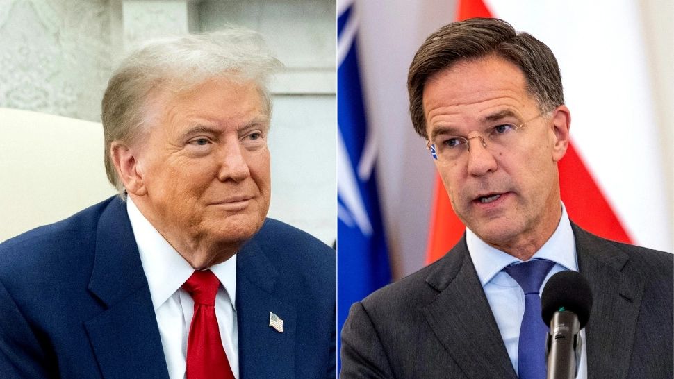 Donald Trump și Mark Rutte. Foto: Profimedia 