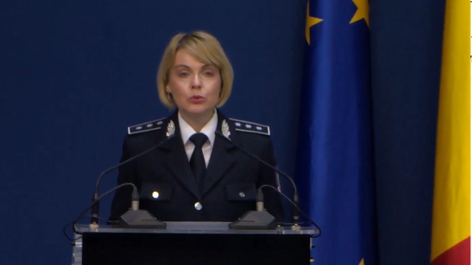 Monica Dajbog, purtătorul de cuvânt al MAI/ Captură video