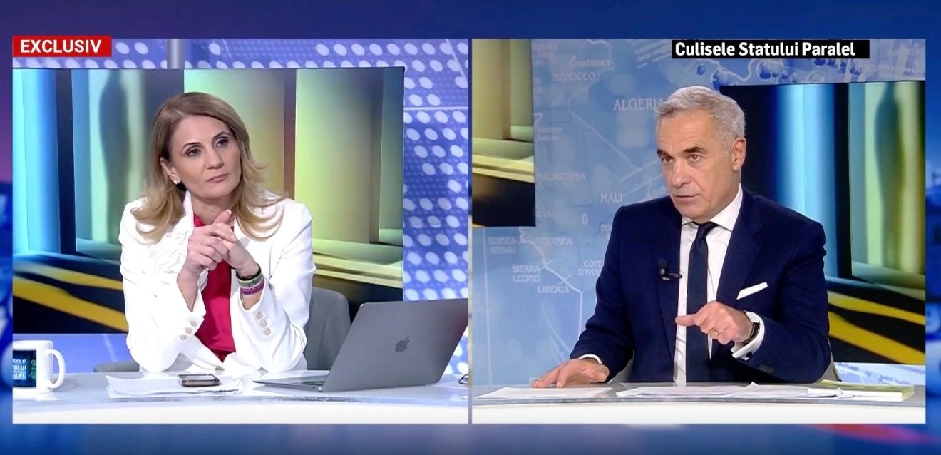 Călin Georgescu, din nou în fața românilor, la Realitatea Plus. Foto/Captură