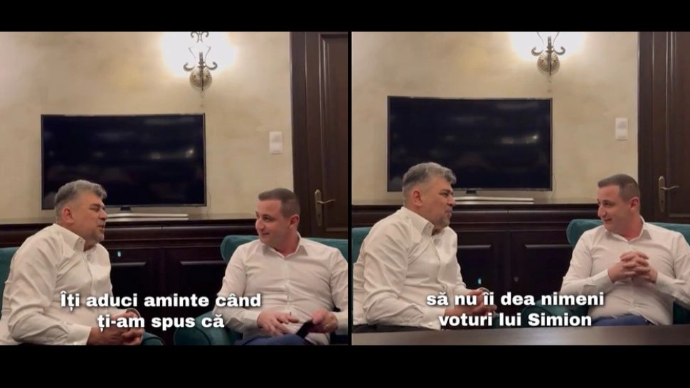 Liderii PSD recunosc că i-au dat voturi lui George Simion. Foto: TikTok