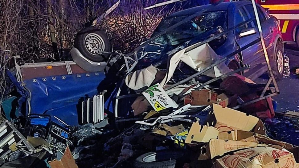 Accident rutier grav în Mehedinți. FOTO: Gazeta de Sud