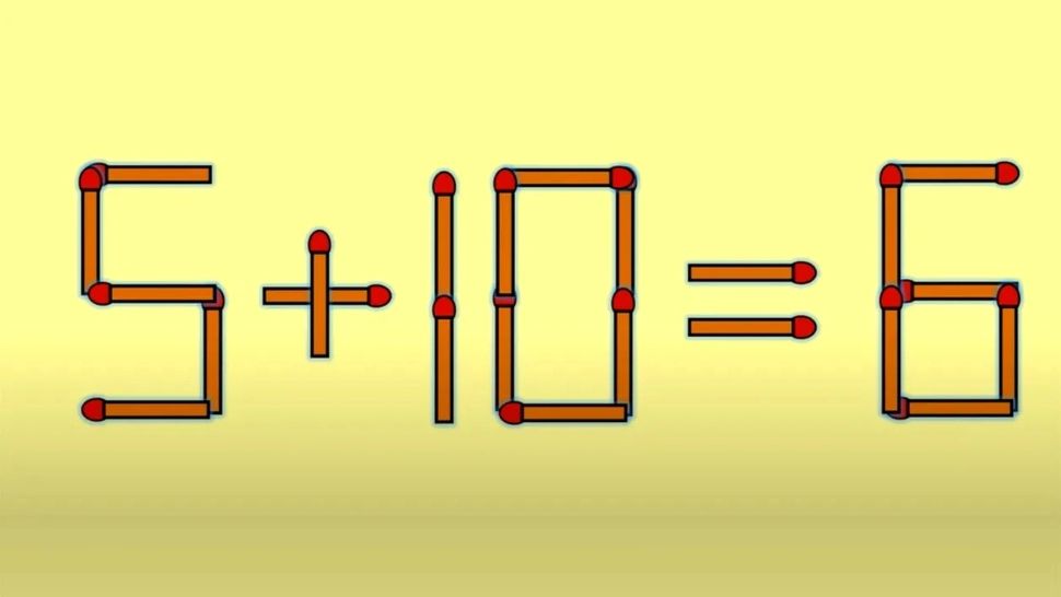 Testul IQ de miercuri: poți corecta acest calcul mutând un singur băț?