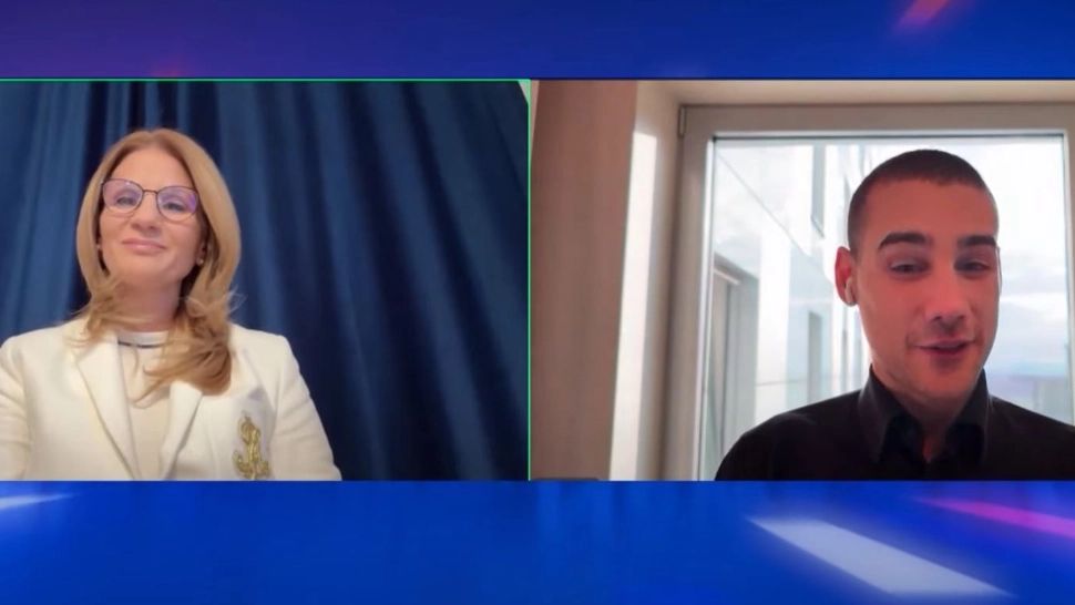 Anca Alexandrescu și Mario Nawfal. Foto/Realitatea