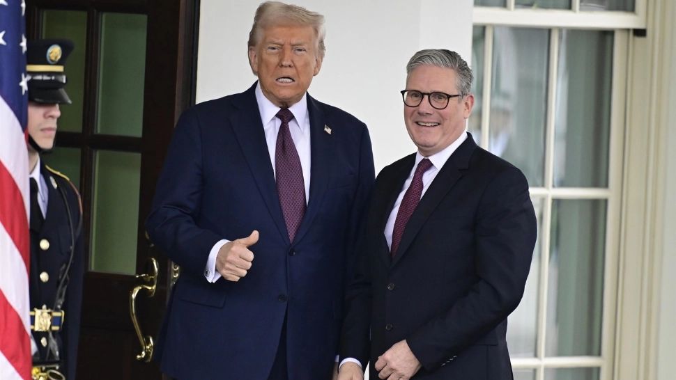 Donald Trump și Keir Starmer. Foto: Profimedia