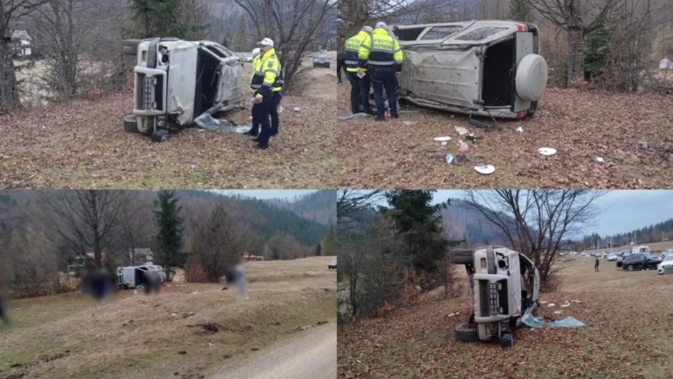 Accident în județul Suceava. FOTO: obiectivdesuceava.ro