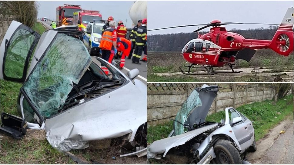 Tragedie pe DN5. FOTO: ISU Giurgiu