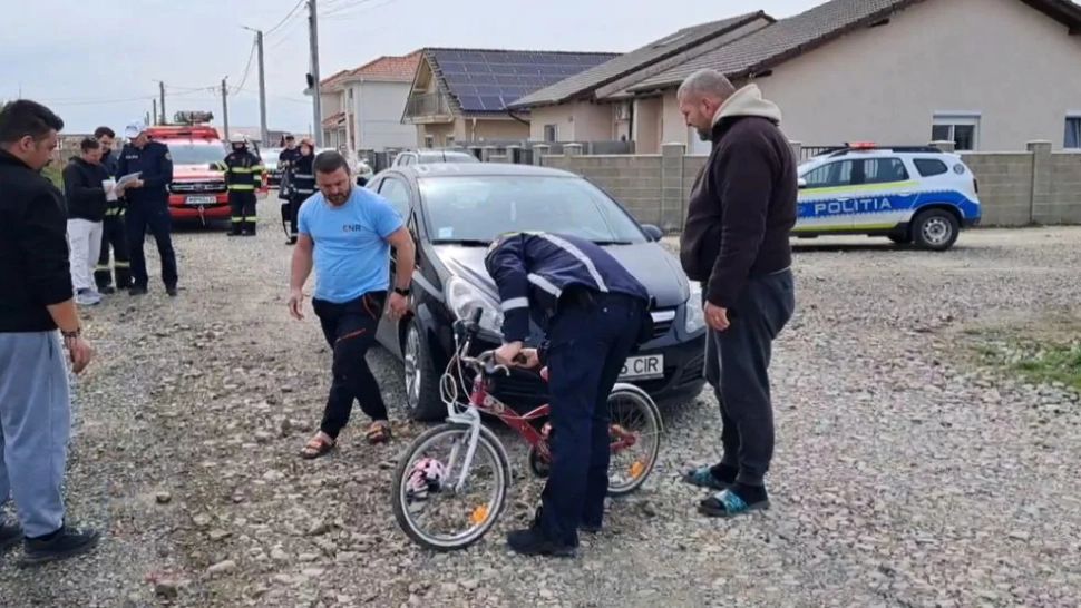 Copilă de 4 ani, lovită în plin de o mașină. FOTO: Opinia Timișoarei