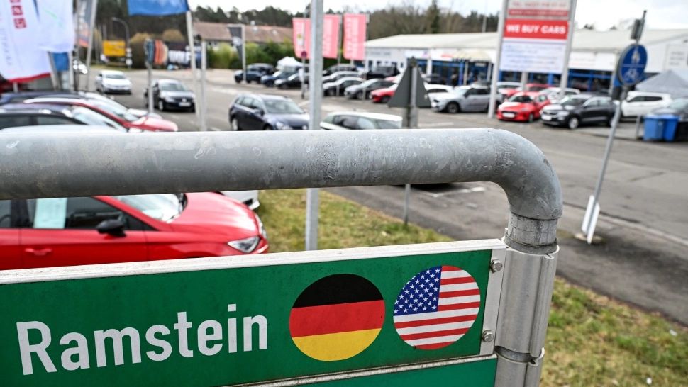 Baza militară americană Ramstein din Germania este cea mai mare din Europa (Profimedia)
