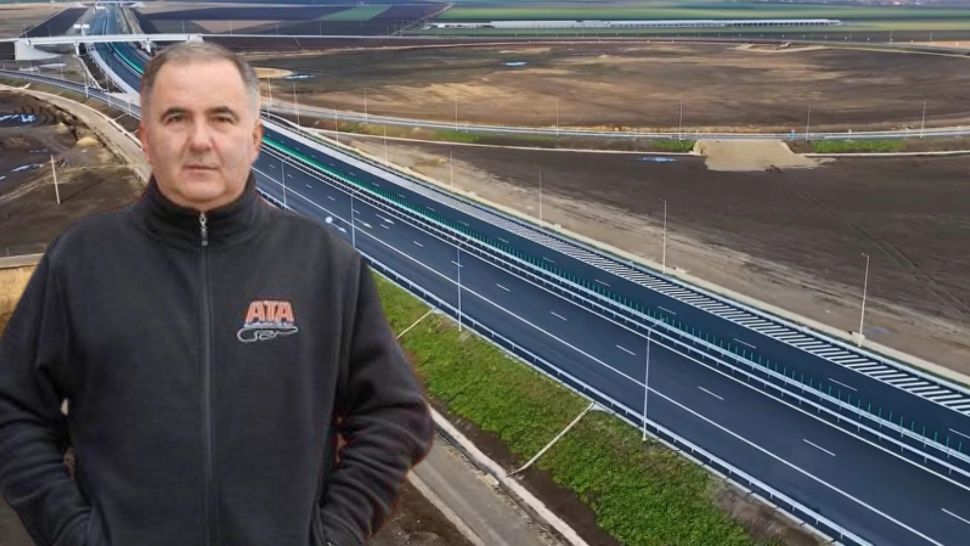 Titi Aur, despre pericolele de pe Autostrada Moldovei. FOTO: Facebook