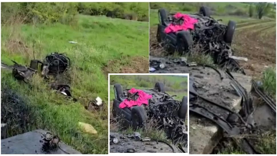 Accident grav în Mehedinți. FOTO: Actual Mehedinți