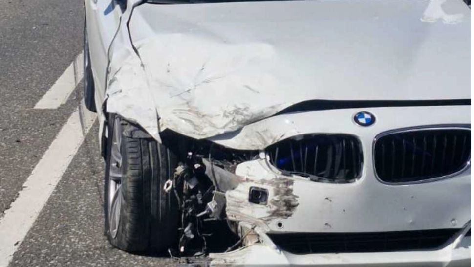 Accident cauzat de o tânără șoferiță. Foto: IPJ Bacău