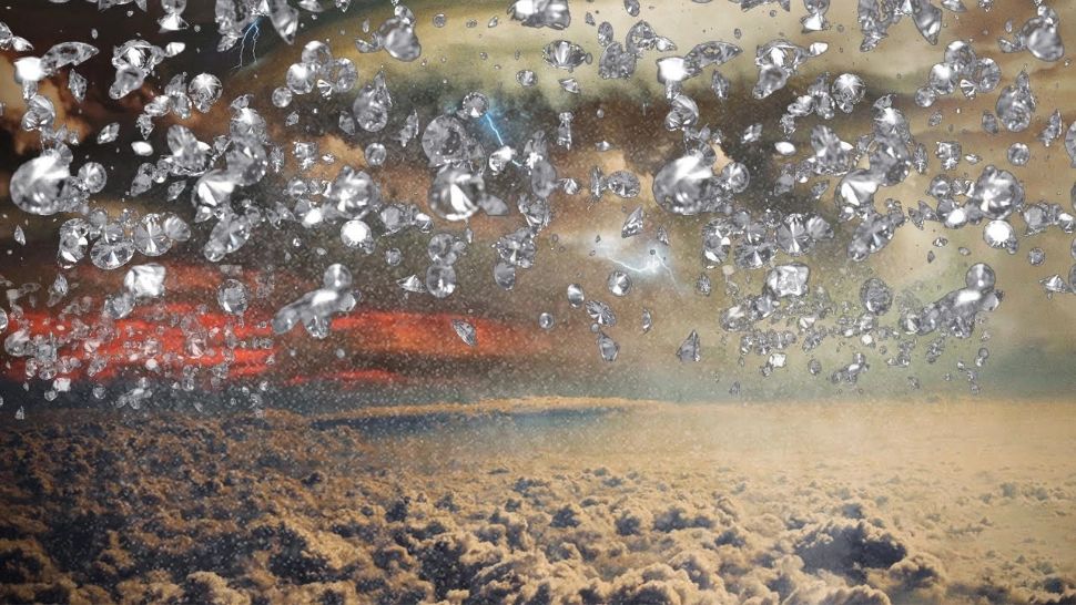 Plouă cu diamante pe două planete ale sistemului nostru solar
