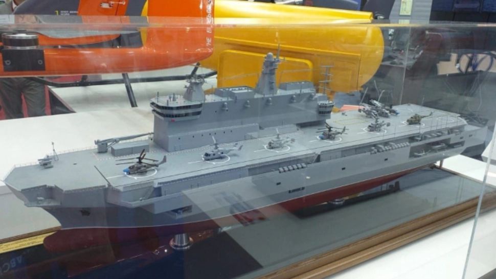 Rusia accelerează construcția unei mega nave de desant. Foto: X.
