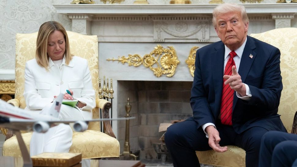 Donald Trump și Giorgia Meloni. Foto: Profimedia