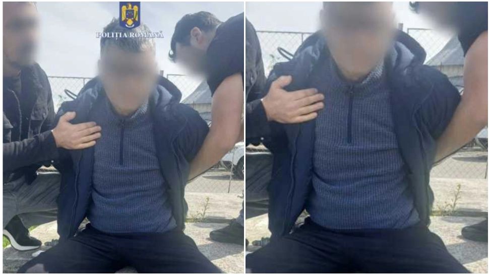 Bărbatul din Iași care și-a lovit fosta soție a fost prins. FOTO: IPJ Iași