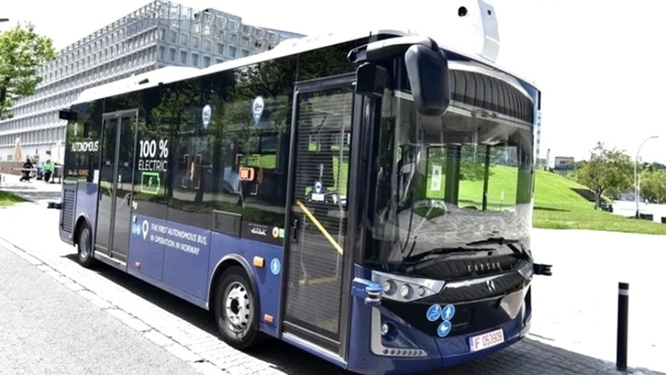 Primul autobuz fără șofer și-a făcut apariția în România. 