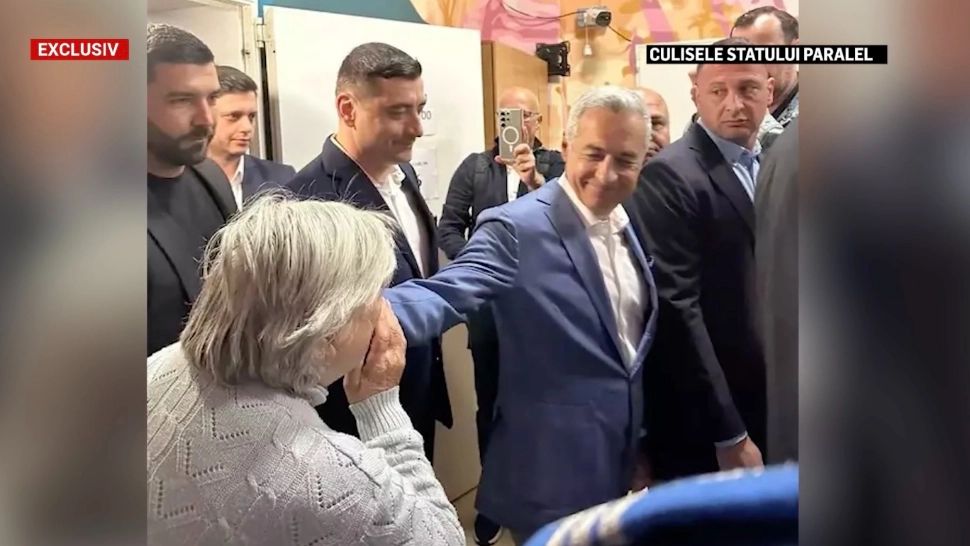 Anca Alexandrescu demască marea manipulare despre Georgescu: Femeia din imagine este vecina lui, nu-i pupă mâna!