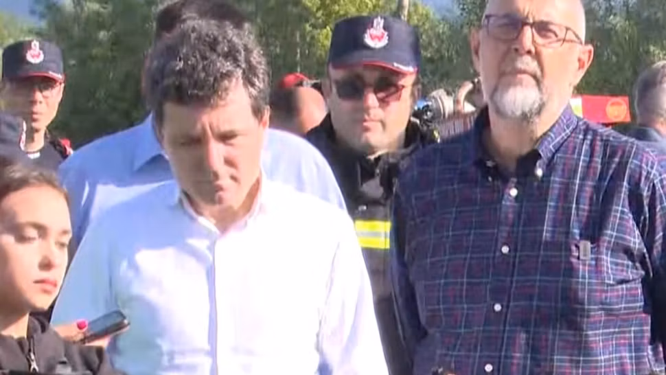 Nicușor Dan și Kelemen Hunor, în Covasna la localitățile inundate. Foto/Realitatea