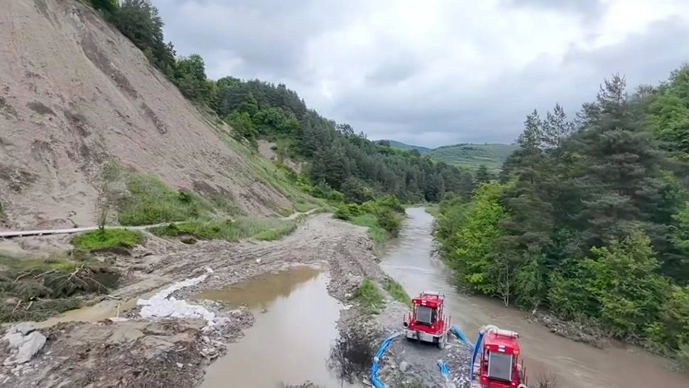 Dezastrul de la Salina Praid se resimte până în zona Târnavei
