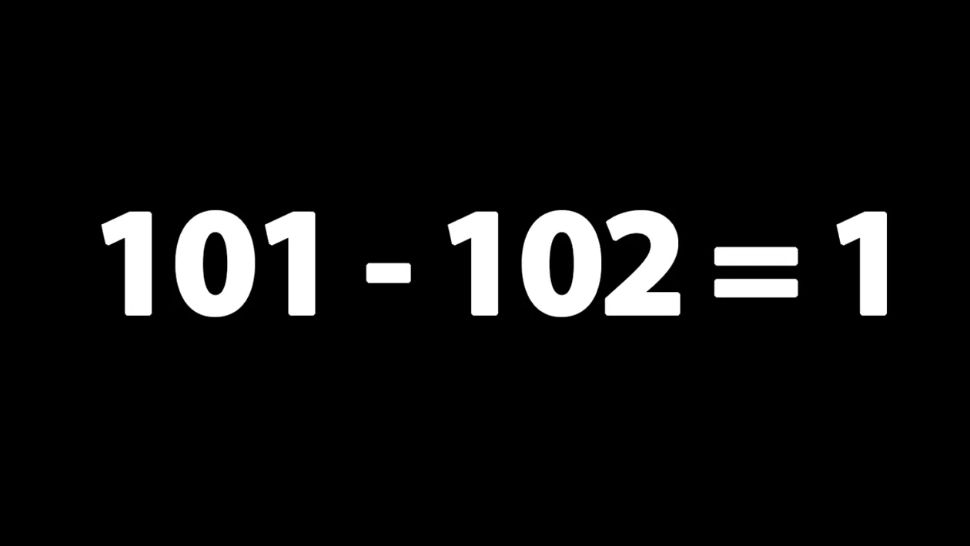 TEST IQ doar pentru cei mai deștepți români. Cum poți corecta ecuația 101 - 102 = 1 mutând o singură cifră?