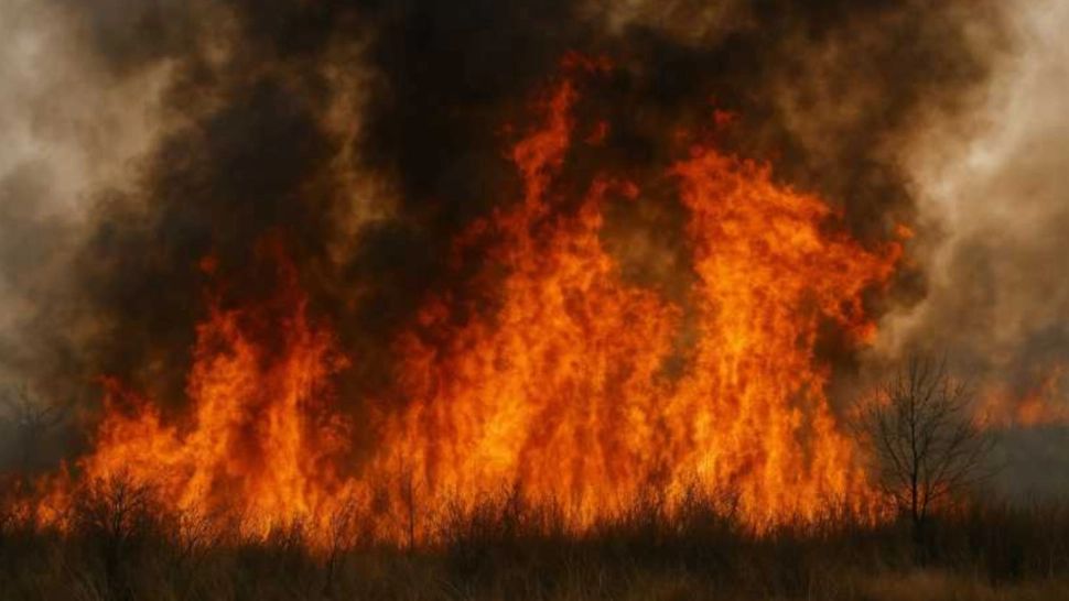 Numărul incendiilor de vegetație uscată aproape s-a triplat 