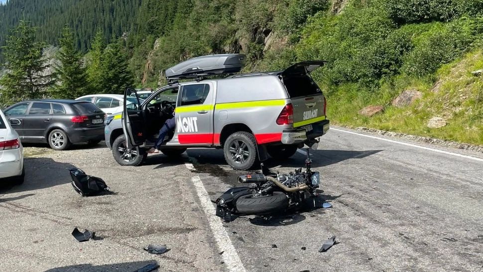 Accident grav pe Transfăgărășan. Foto: Ora de Sibiu