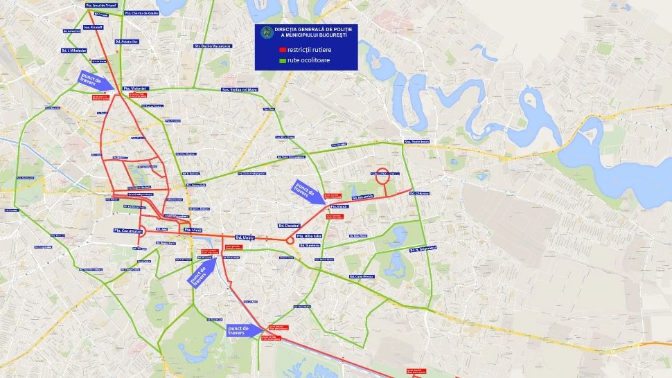 Restricții de trafic în București pe 31 august, pentru evenimentul internațional „L’Étape Bucharest by Tour de France”