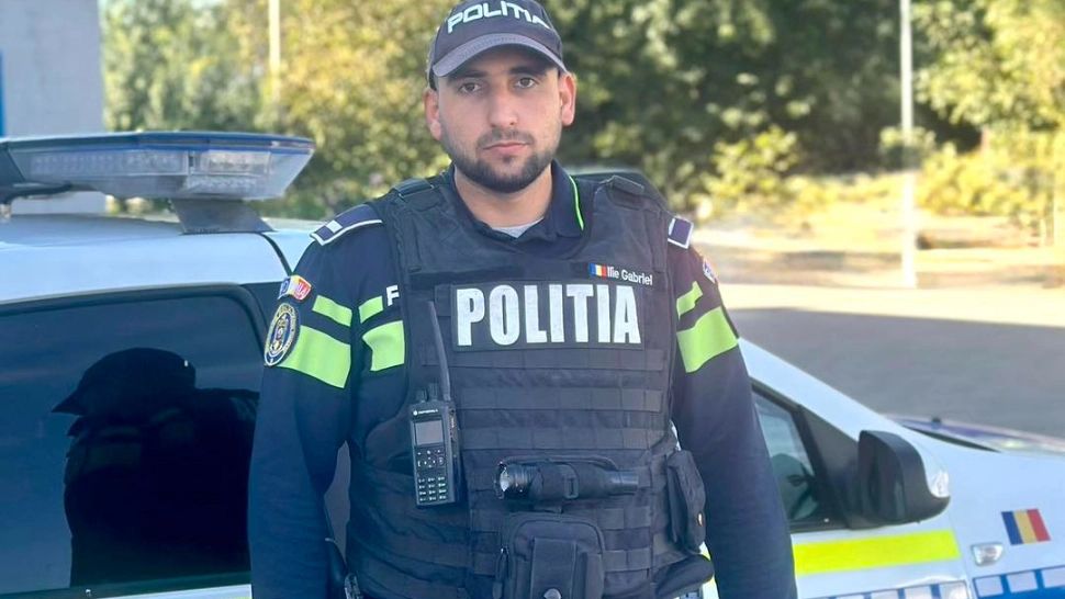 Polițist de doar 21 de ani, erou la Săveni: a salvat viața unui copil grav rănit la cap