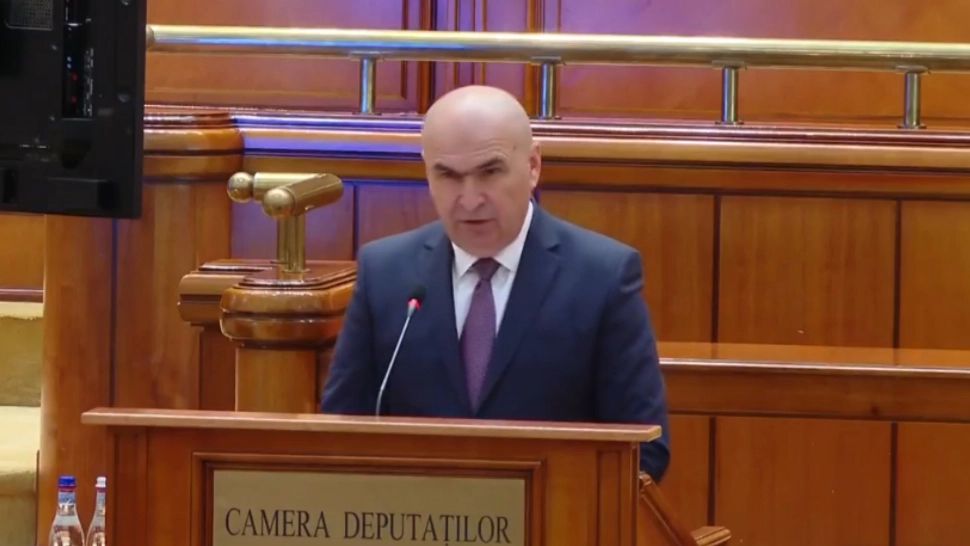 Ilie Bolojan fentează Parlamentul. Foto/Inquam