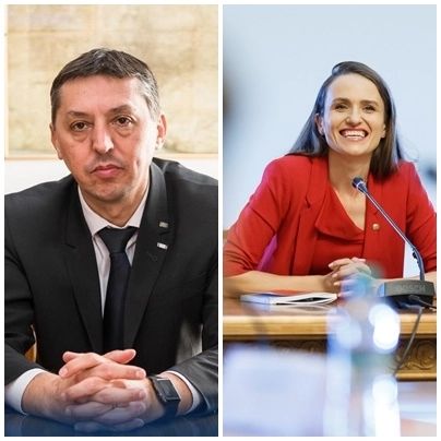 Scandal în România, vizite secrete în SUA: ce pregătesc miniștrii David și Țoiu/ Colaj foto