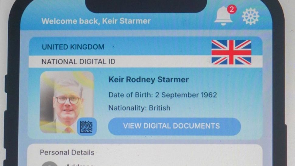 Fals document digital de identitate al premierului Keir Starmer