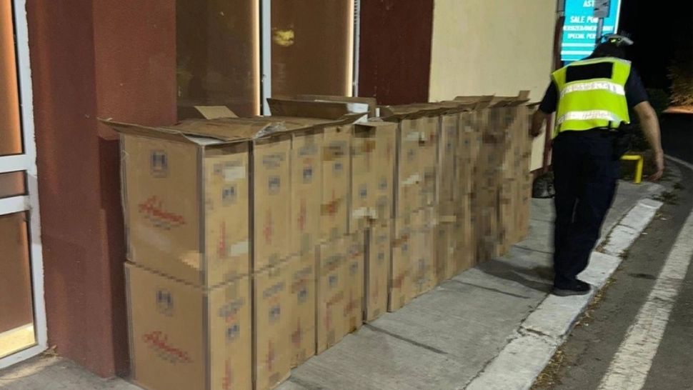 Captură uriașă, ascunsă printre obiecte de ceramică. Oamenii legii au descoperit peste 700.000 de țigări de contrabandă