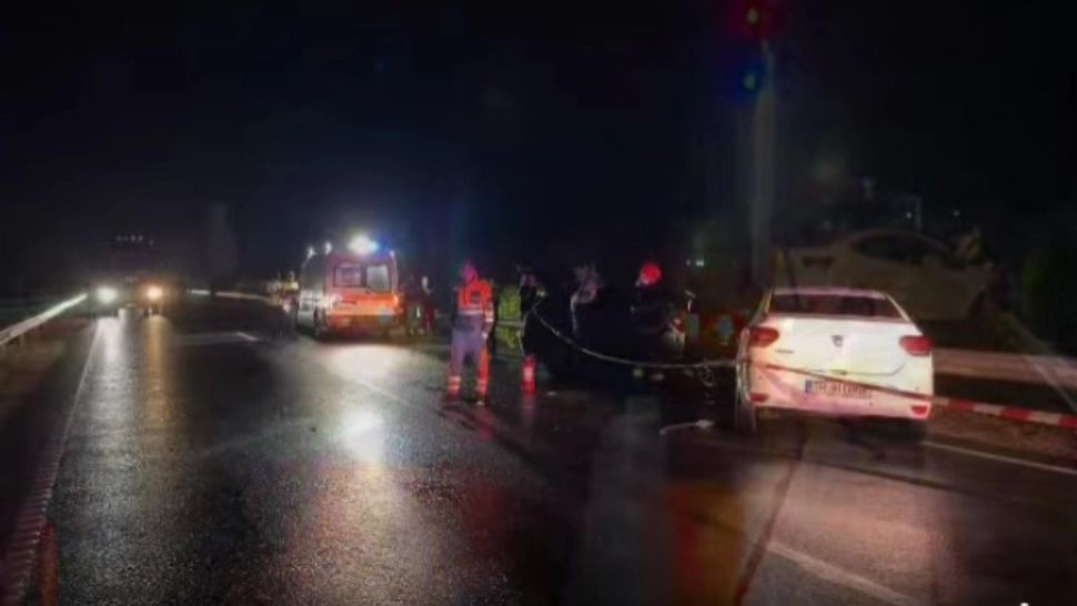 Accident rutier pe E70, la ieșirea din Roșiori de Vede – traficul, blocat pe ambele sensuri