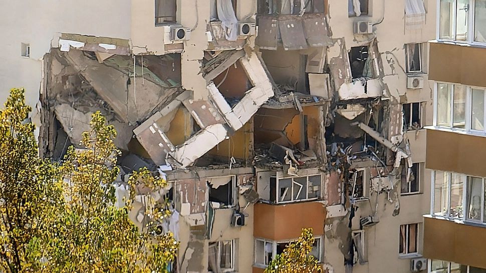 Explozia din Rahova. Foto: Profimedia