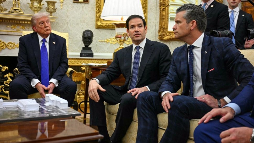 Donald Trump, Marco Rubio și Pete Hegseth (Profimedia)