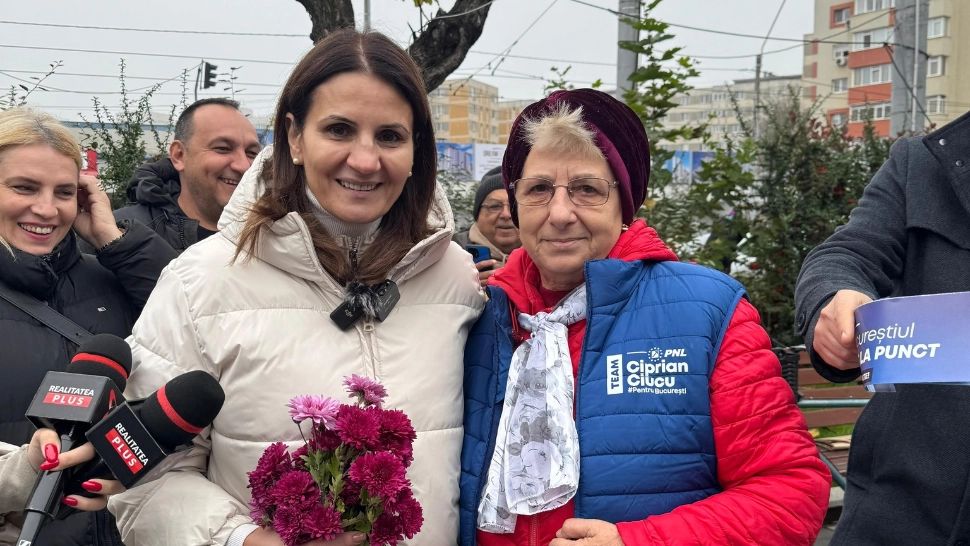 Anca Alexandrescu a făcut poză cu o susținătoare a lui Ciucu
