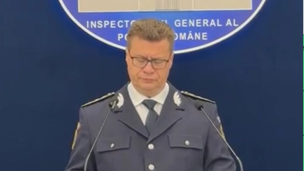 Benone Matei, șeful Poliţiei Române/ Captură video