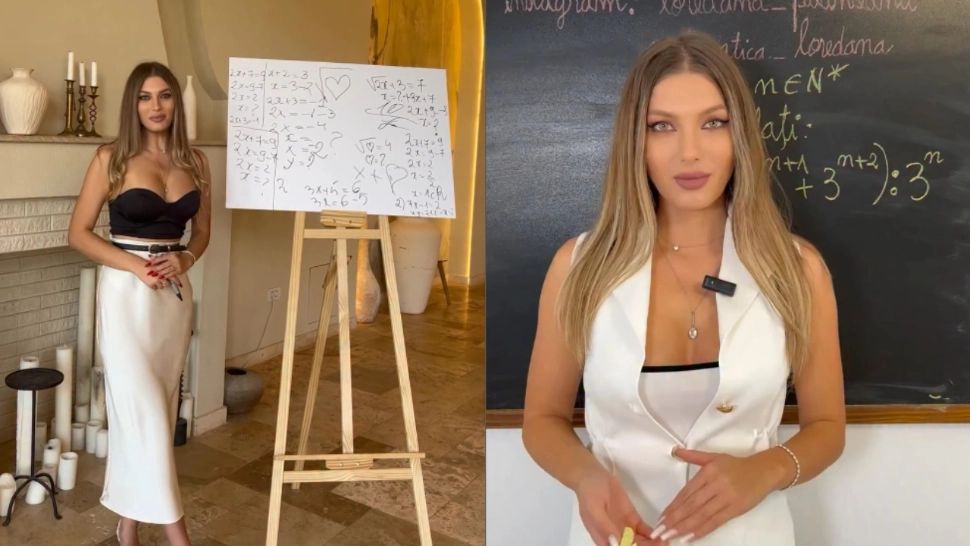 Profesoară de matematică din Iași, virală pe TikTok și Instagram. Loredana îi atrage pe elevi cu lecții gratuite și ținute vibrante: „La școală mă îmbrac diferit”