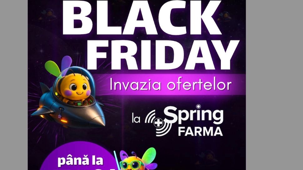 Zumzet de Black Friday la Spring Farma: cadouri, surprize și prețuri mici pentru toată familia! 