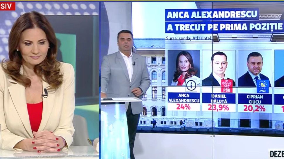 Anca Alexandrescu la Realitatea Plus, alături de George Simion: Dacă eu ies primar, vă garantez că PSD va vota moțiunea împotriva guvernului - VIDEO